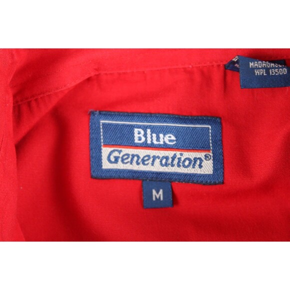 Cafe Pilon Extreme Espresso Coffee Button Shirt Red Size Medium Promo Employee - Picture 3 of 16